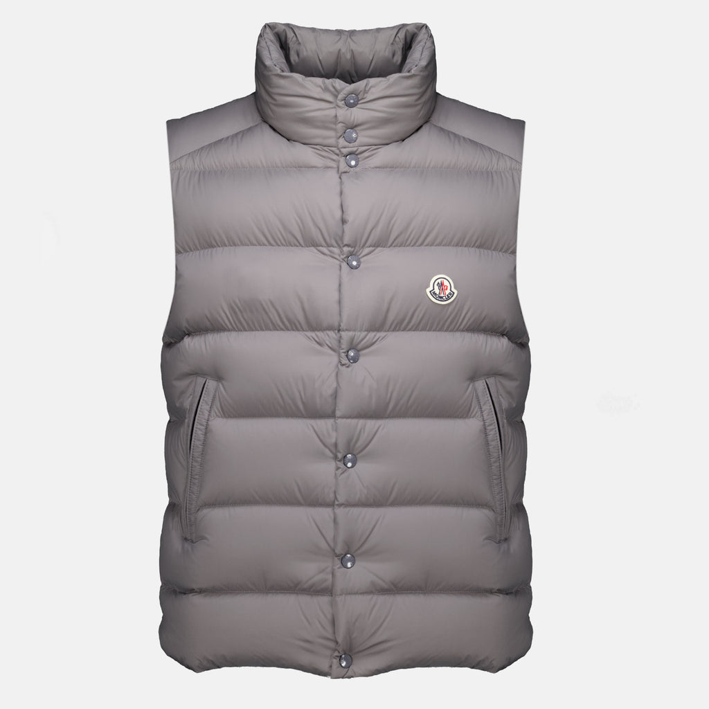 Vestes Doudoune sans manches Tibb grise Moncler Gris Homme
