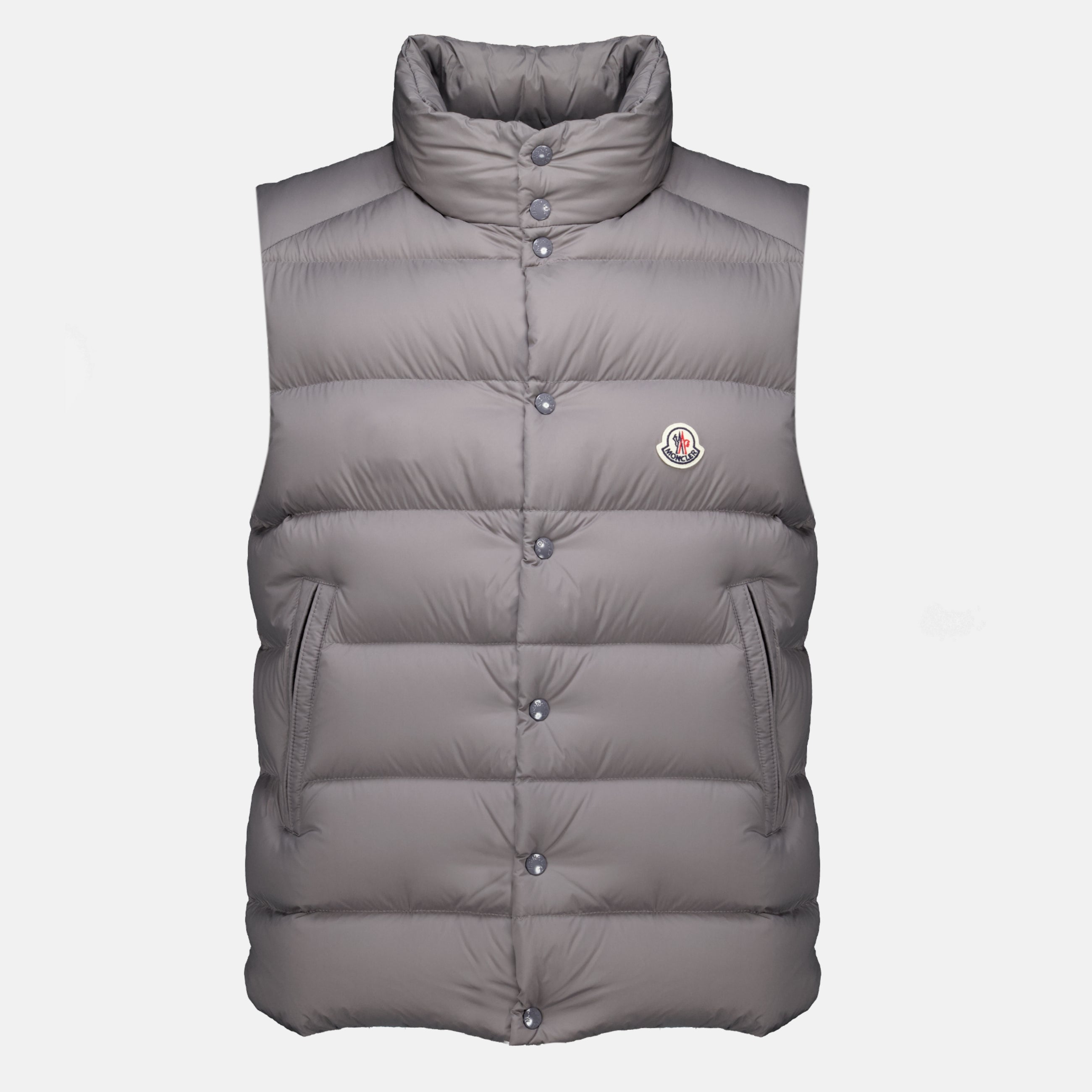 Vestes Doudoune sans manches Tibb grise Moncler Gris Homme