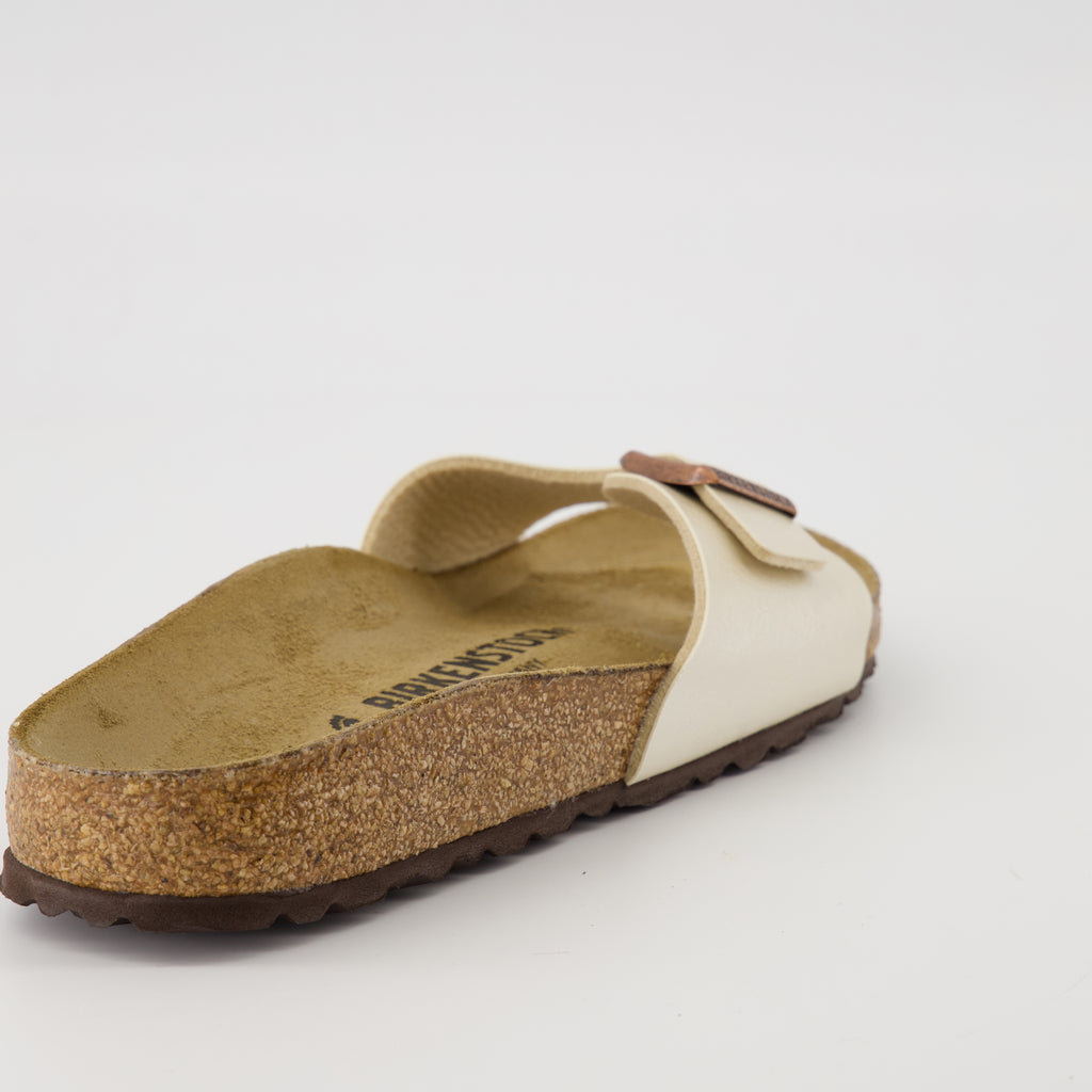 Chaussures ouvertes Sandali Madrid Birkenstock Beige Femme
