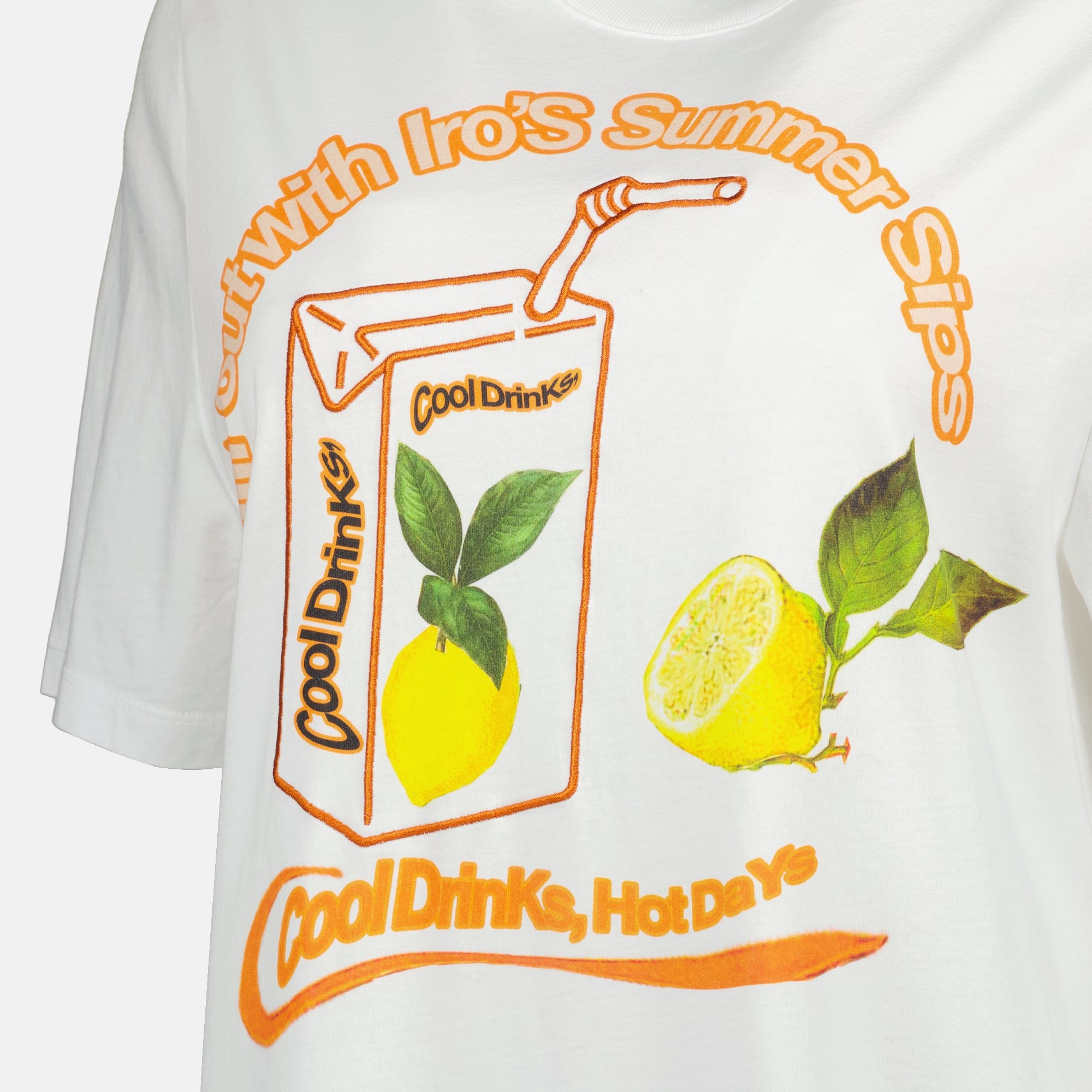 Tシャツ ネルタ プリンテッド Tシャツ Iro 白 Femme