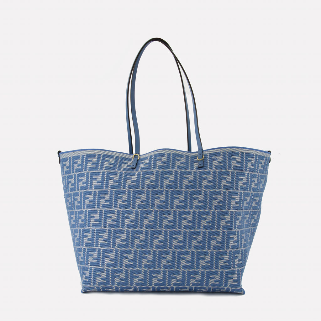 Borse tote Borsa Tote Roll Fendi Blu Femme