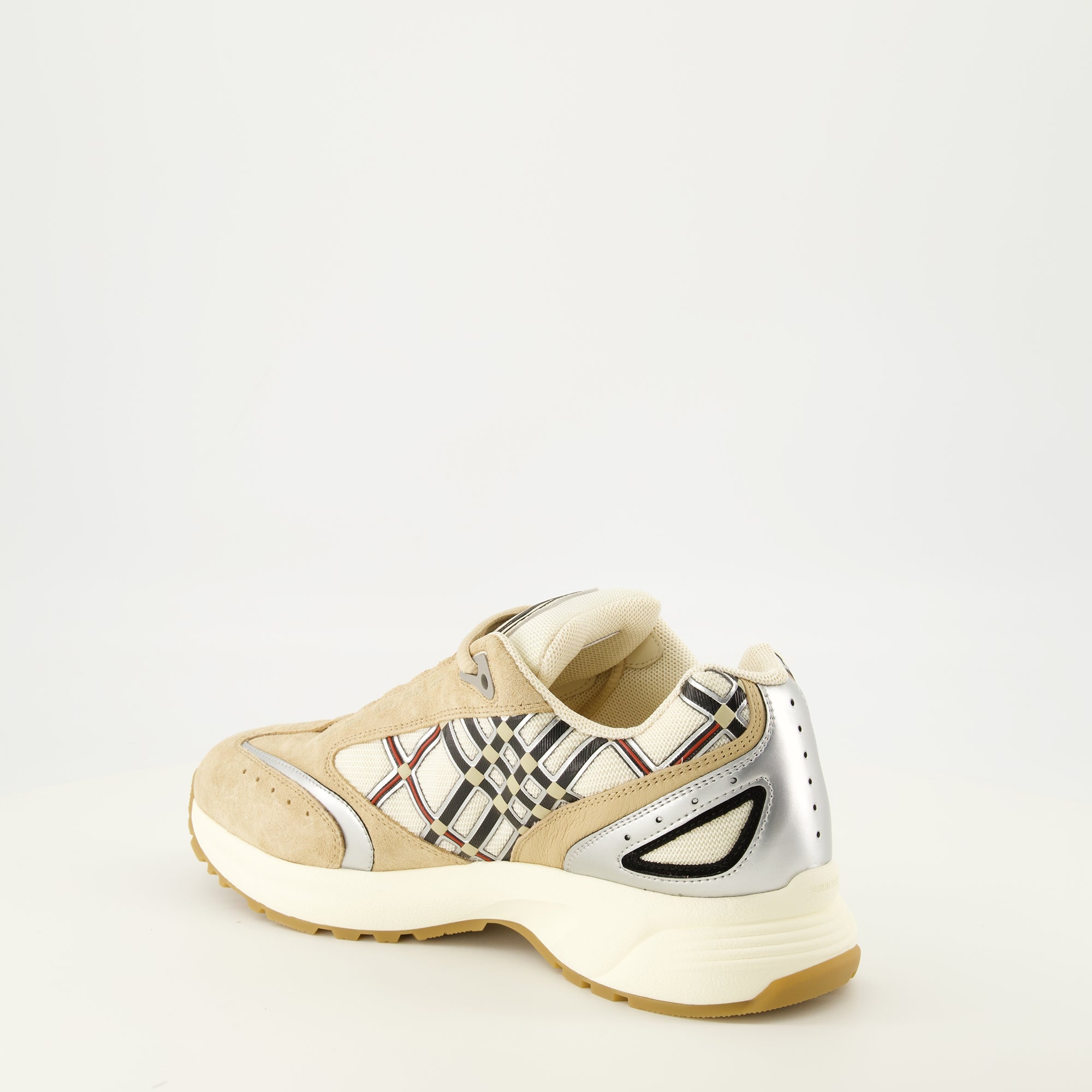 Baskets 이클립스 브라운 스니커즈 Burberry Beige Homme