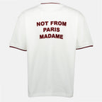 Camisetas T-shirt Slogan Drole De Monsieur Branco Homme