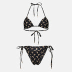 Beachwear Bikini Moon Noir Marine Serre Noir Femme
