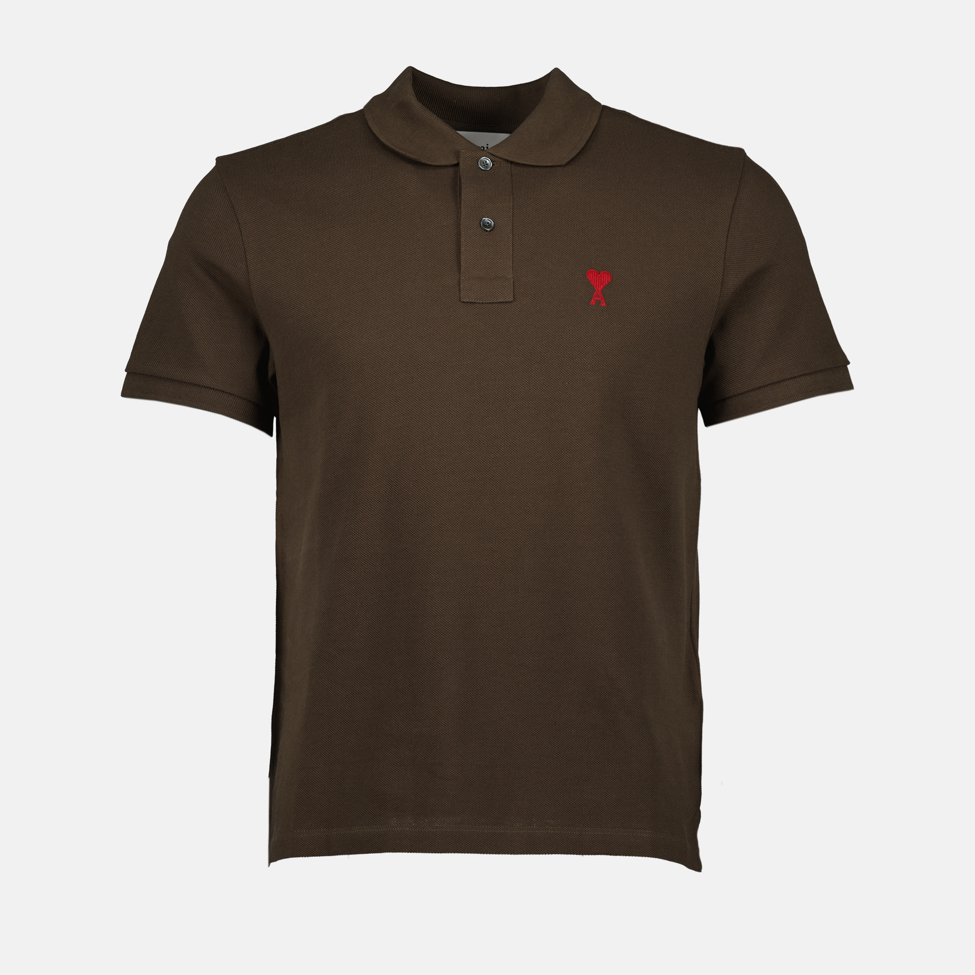 Polos Polo Ami de Coeur Ami PARIS Marrón Unisexo