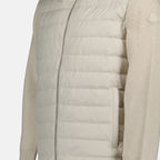 Vestes Veste bi-matière Moncler Beige Homme