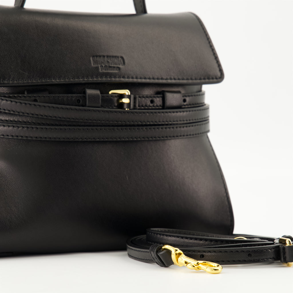 Bolsas de mão e de ombro Sac Tie Me small Moschino Preto Mulheres