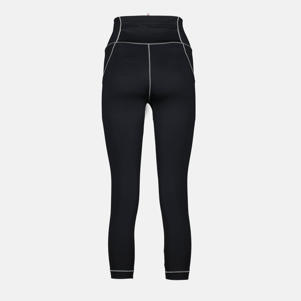 Calças Leggings com Logo Moncler Grenoble Preto Femme