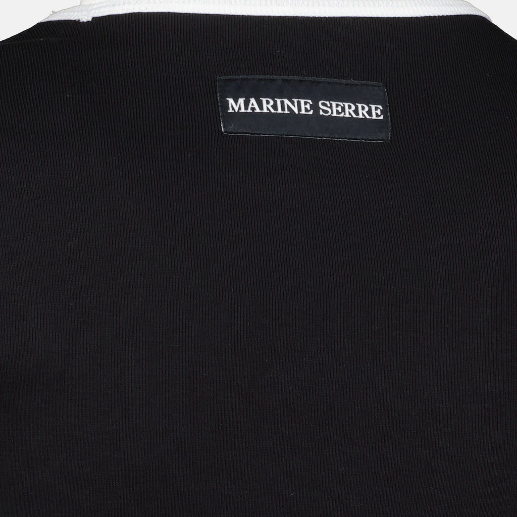 T-shirts T-Shirt Nera Moon Marine Serre Noir Femme