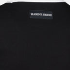 T-shirts 문 블랙 티셔츠 Marine Serre Noir Femme