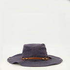 Chapeaux, casquettes et bonnets 네이비 블루 드릴 카우보이 모자 Miu Miu Bleu foncé Femme