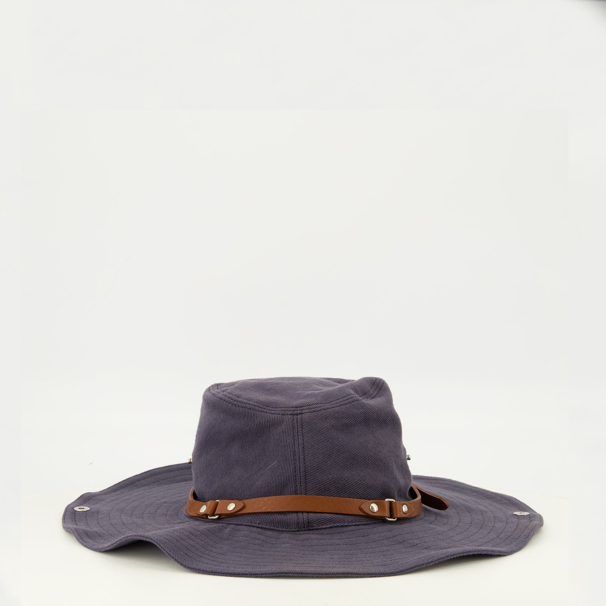 Chapeaux, casquettes et bonnets 네이비 블루 드릴 카우보이 모자 Miu Miu Bleu foncé Femme