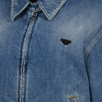 Bild des Artikels Blaue Denimjacke von Prada für Frauen - Frühjahr-Sommer 2026 - Detaillierte Ansicht_1