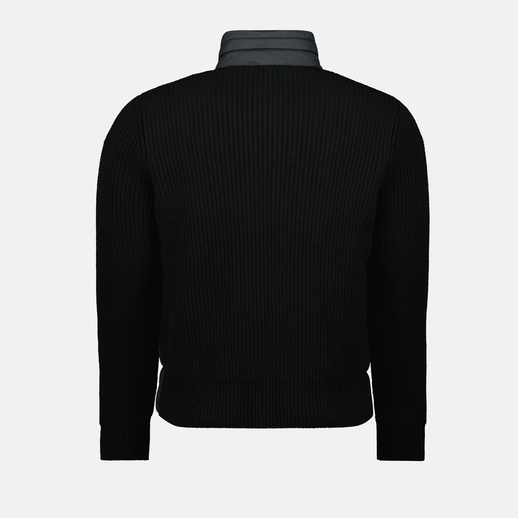 Jaquetas Veste bi-matière Moncler Preto Homme
