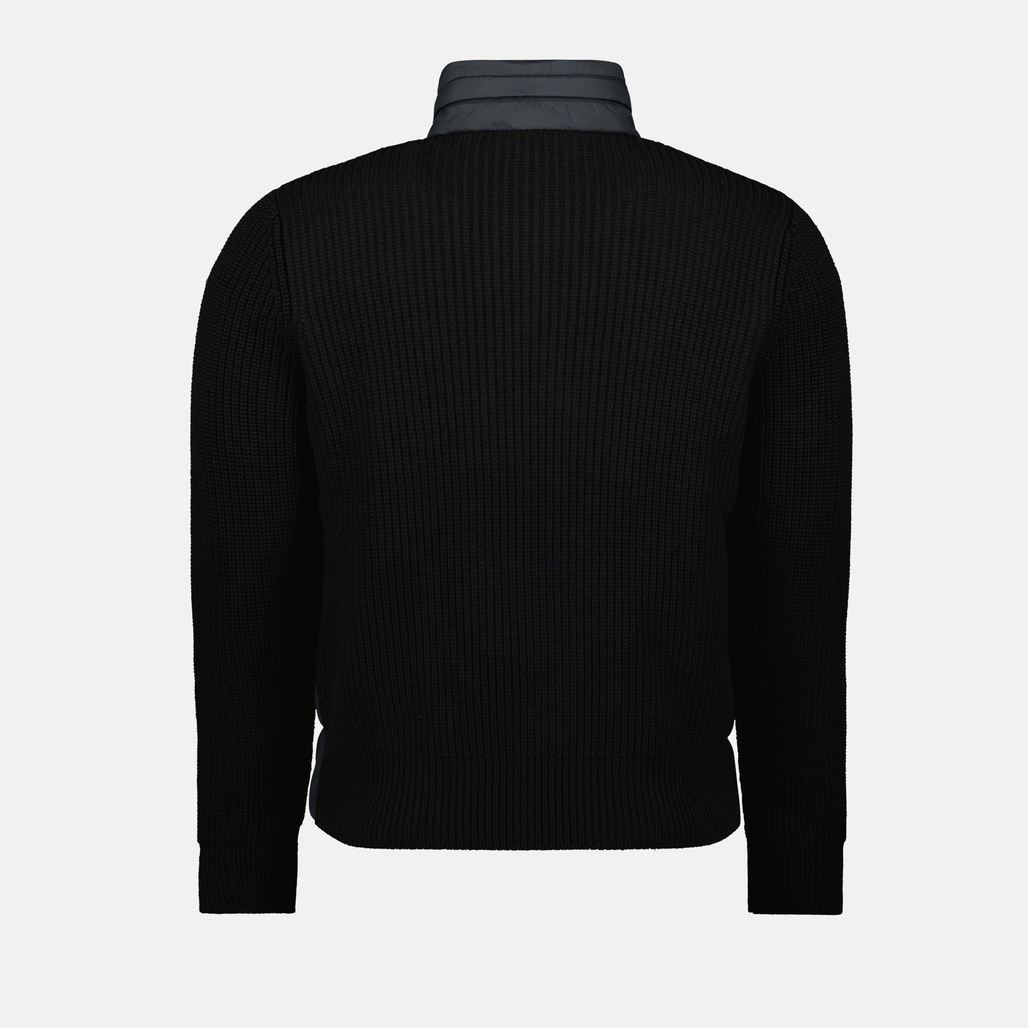 Jaquetas Veste bi-matière Moncler Preto Homme
