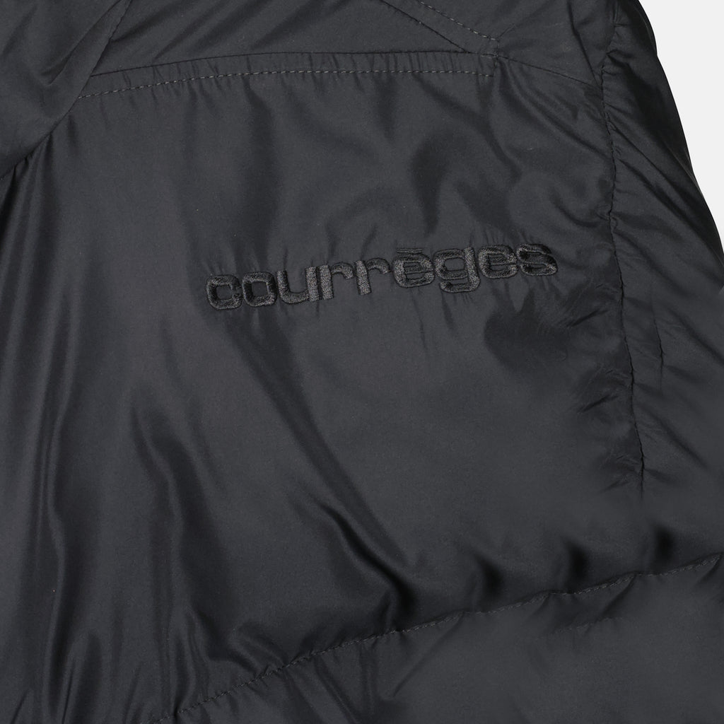 コート ACダウンジャケット Courrèges ブラック メンズ