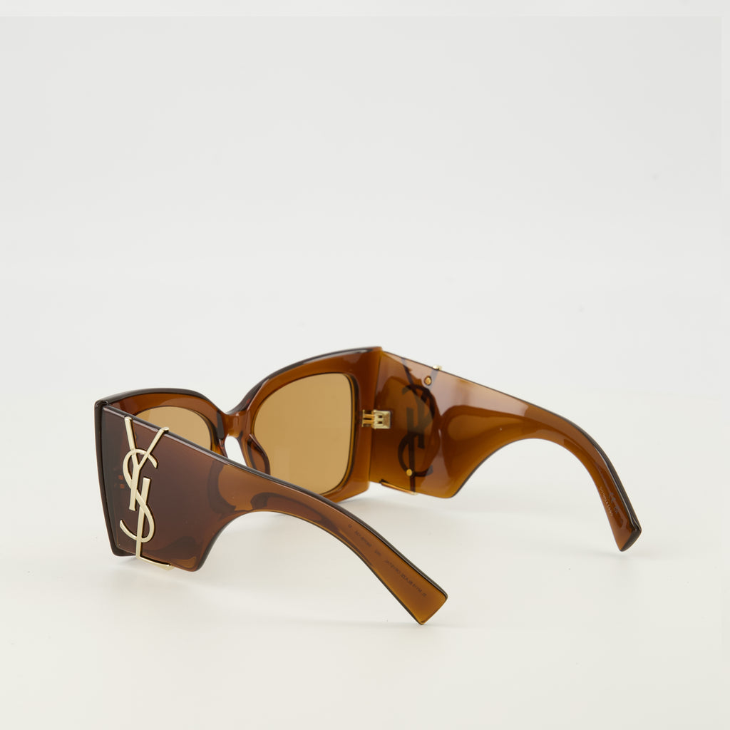 Image de l'article Lunettes de soleil SLM119 marron de la marque Saint Laurent pour Femme - Saison Printemps-Été 2026 - Vue détaillée_2