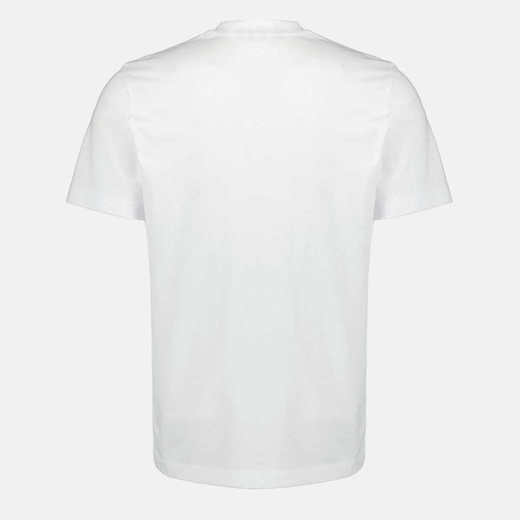 몽클레르 남성용 흰색 로고 플리스 티셔츠 이미지 - 2026 봄-여름 - 뒷면 보기