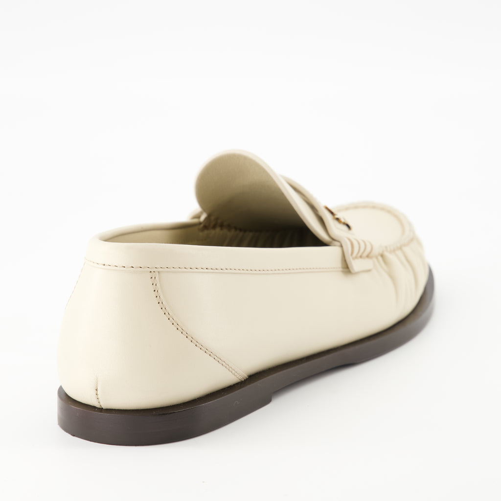 Loafer Laurent Loafers Saint Laurent Weiß Frauen