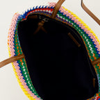 Imagem da bolsa de croché multicolorida Miu Miu para Mulheres - Temporada Primavera-Verão 2026 - Vista Detalhada_3