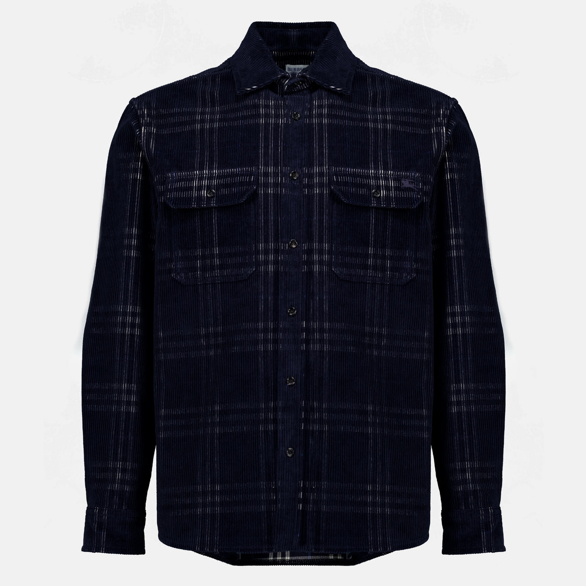 Chemises Surchemise en velours côtelé Burberry Bleu foncé Homme