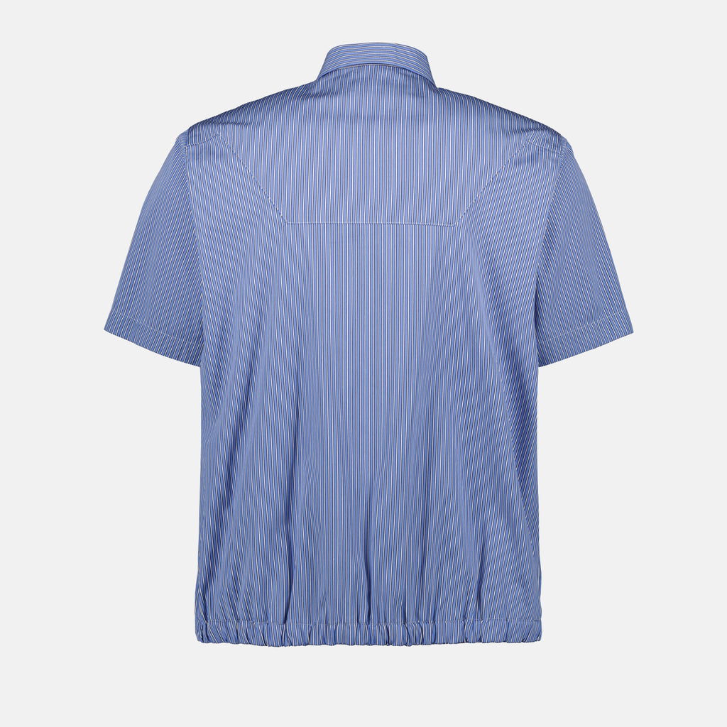 Camisas Camisa de Algodão Listrada Sacai Azul Homme