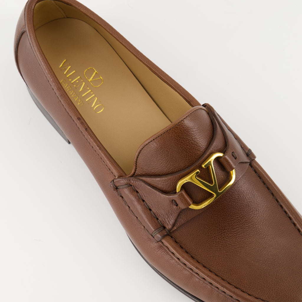 Mocassins Mocassins VLogo Valentino Garavani Marron Homme