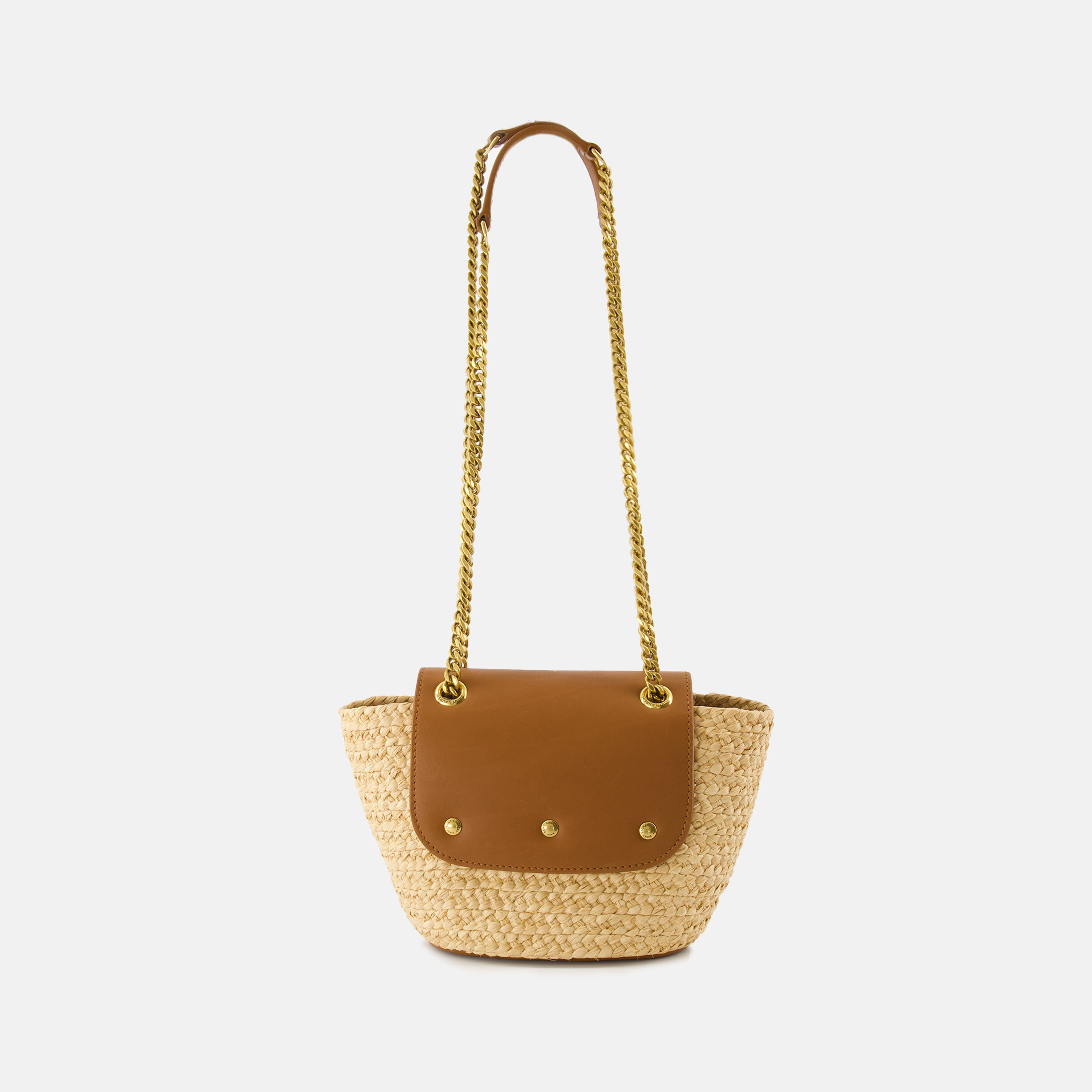 Sacs cabas Manon Mini Bag Saint Laurent Beige Femme