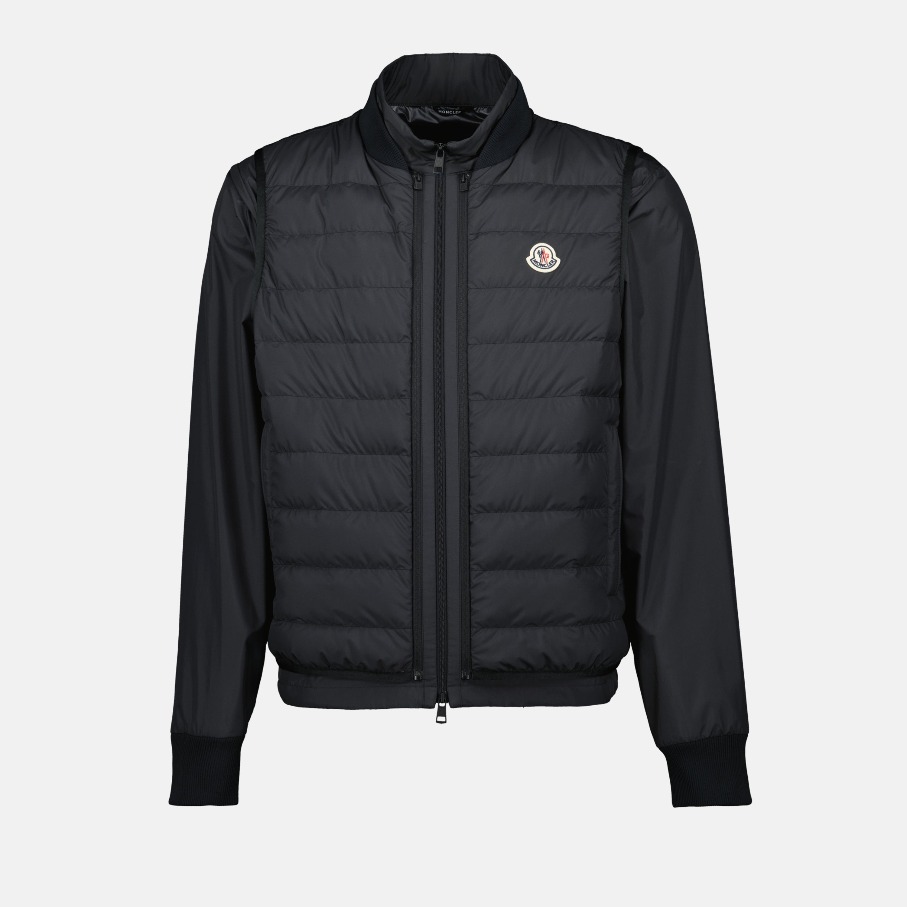 Jaquetas Casaco Removível Verney Moncler Preto Homme