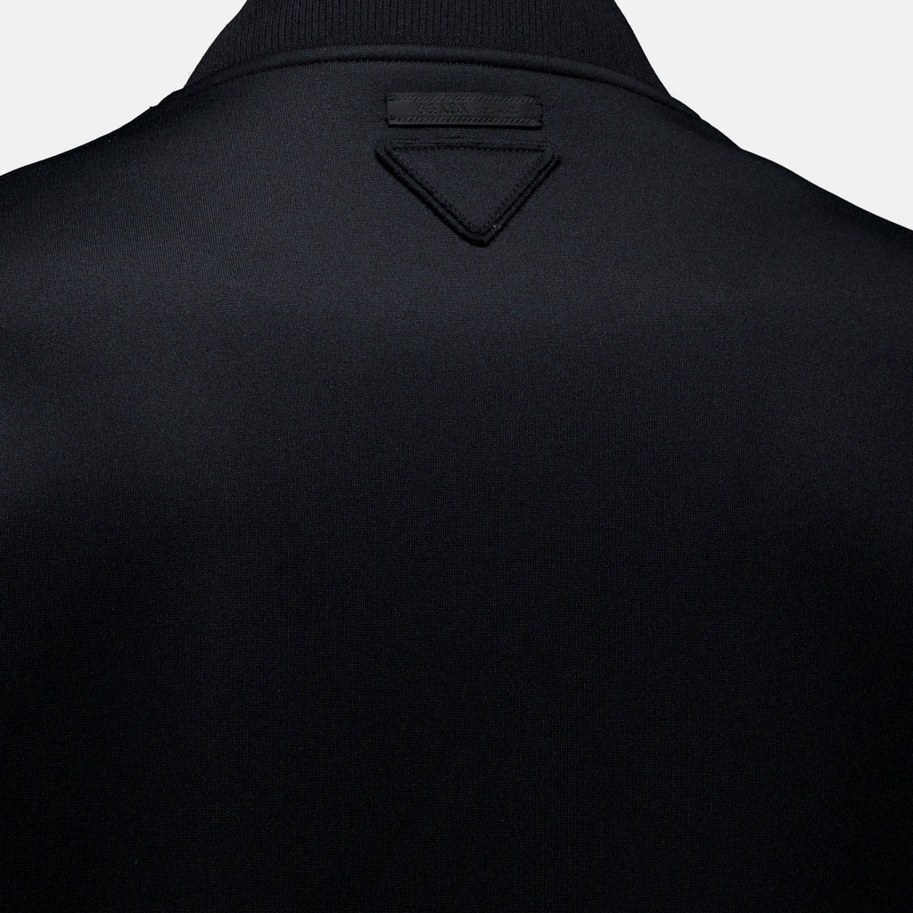 Vestes 블랙 패브릭 재킷 Prada Noir Homme