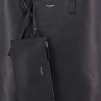 Tote bags Sac cabas bold en cuir Saint Laurent Schwarz Homme