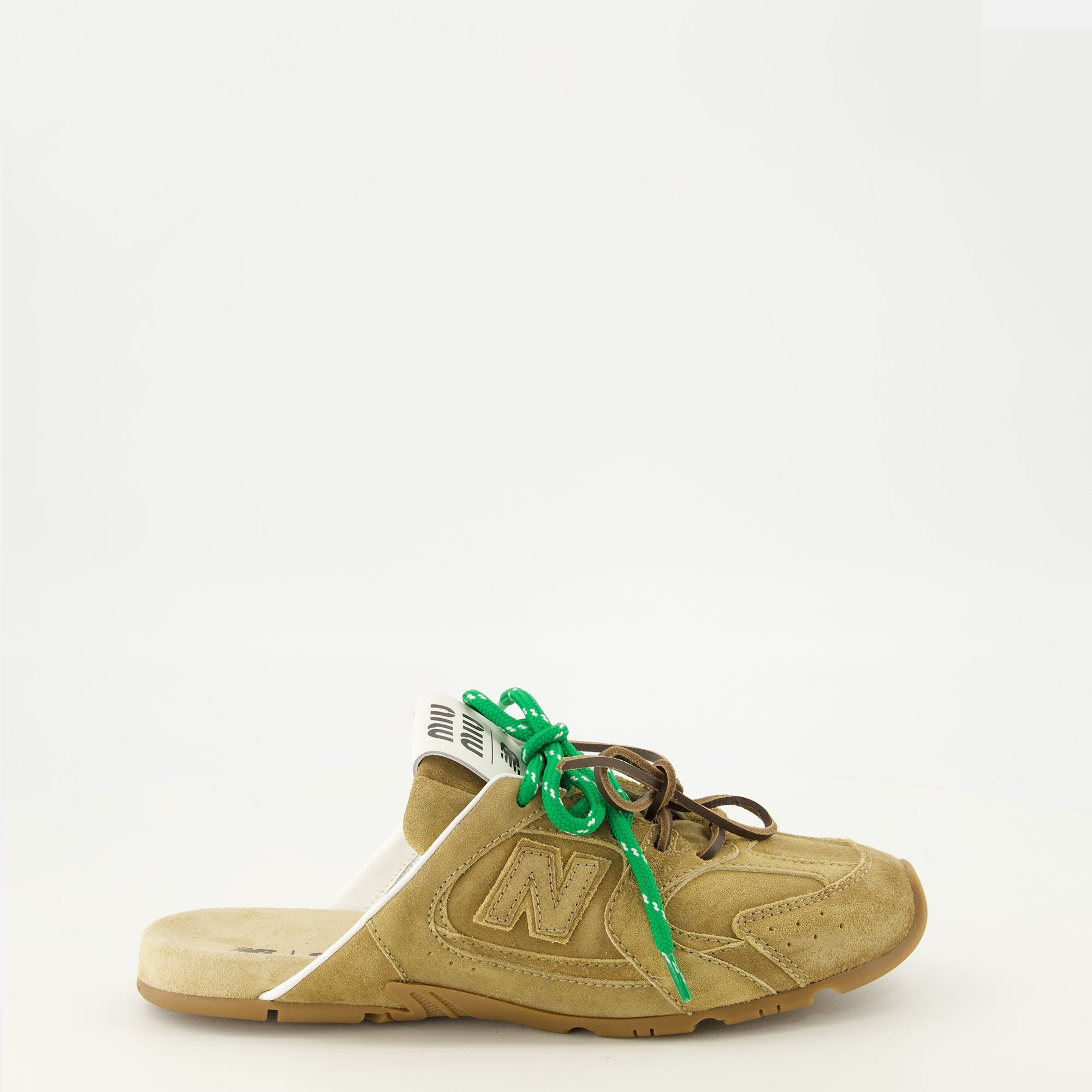 Chaussures ouvertes New Balance X Miu Miu 530 SL Mules Miu Miu Beige Femme