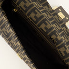 Sacs à main et épaule FF Fabric Baguette® Bag in Brown Fendi Marron Femme