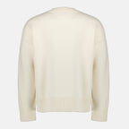 Image de l'article Pull AMI de coeur beige de la marque Ami PARIS pour Unisex - Saison Printemps-Été 2026 - Vue de Dos