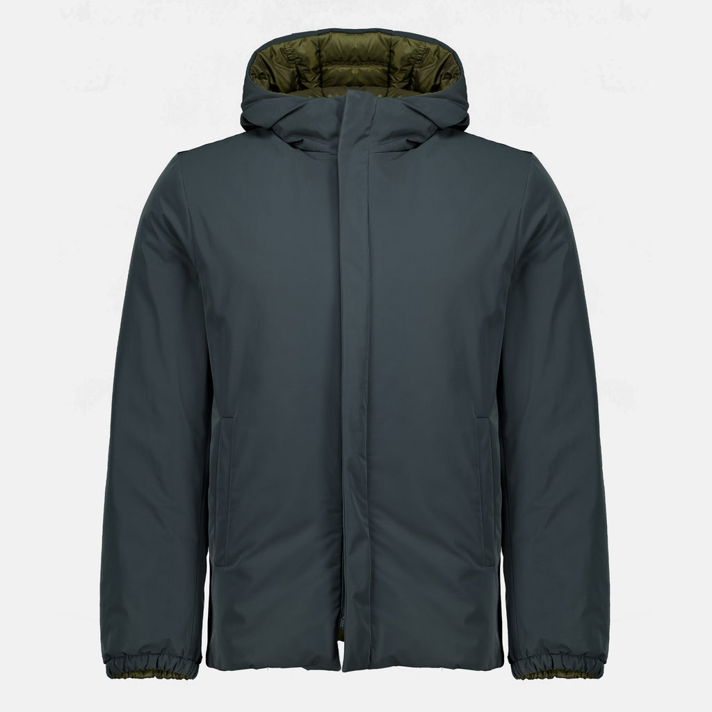 Vestes Umkehrbare Nylon-Daunenjacke Prada Vert Homme