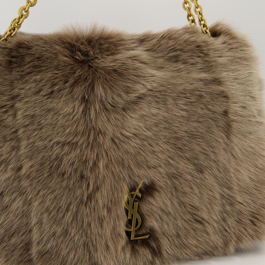 Immagine dell'articolo borsa maxi Jamie 4.3 in pelliccia sintetica di Saint Laurent per donna - Stagione Autunno-Inverno 2025 - Vista dettagliata_2