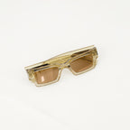 Brillen SL 572 Sonnenbrille Saint Laurent Beige Unisex