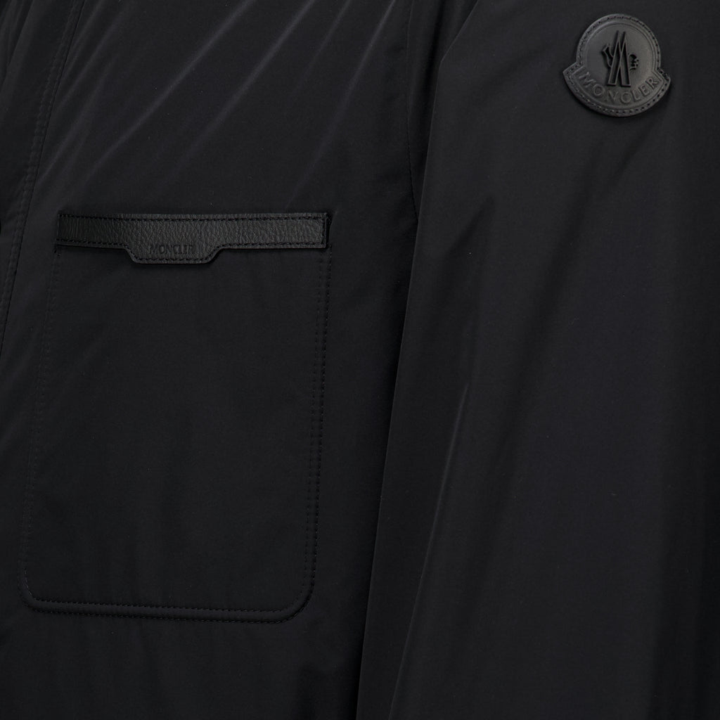 Vestes Yndale Black Down Jacket Moncler Noir Homme
