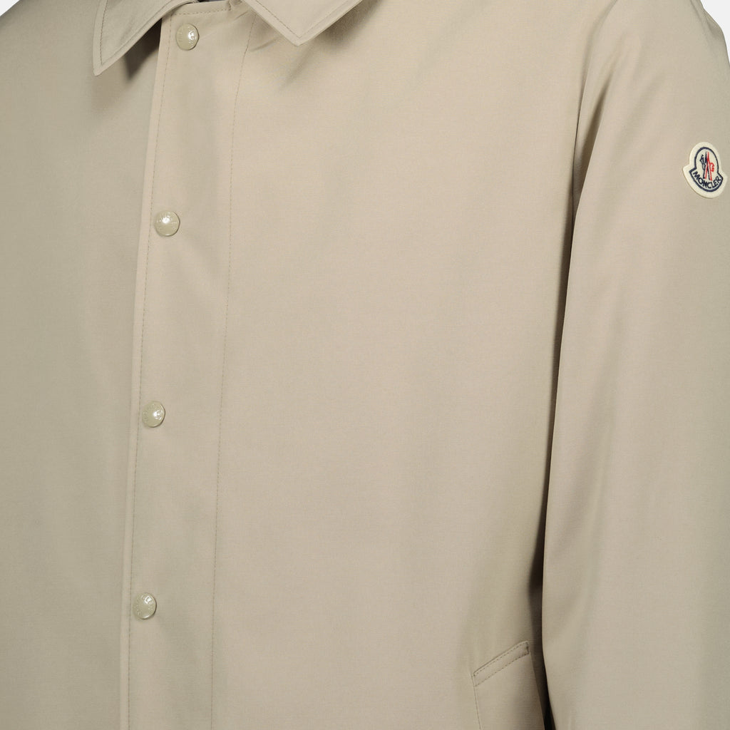 Casacos Miroir Long Coat Moncler Bege Homme