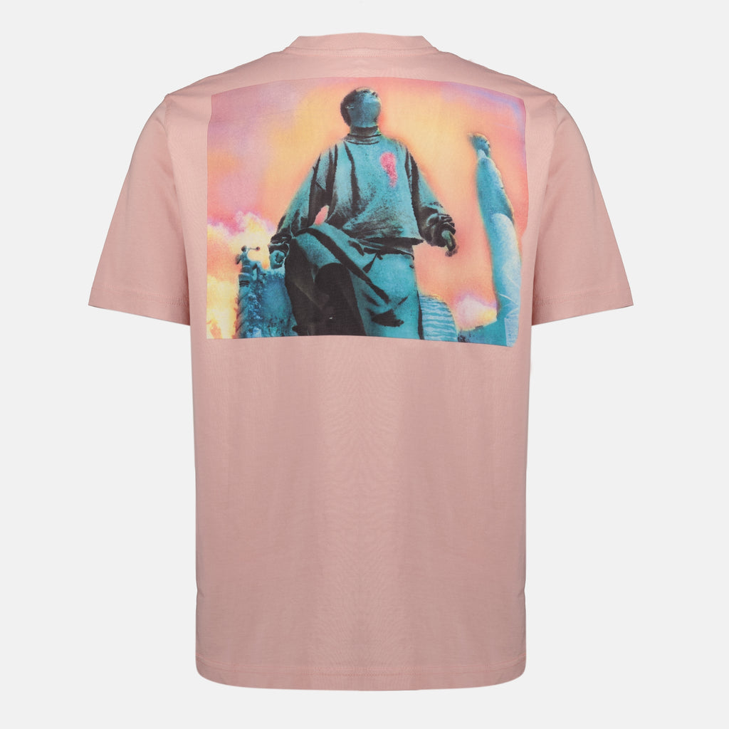 Image de l'article T-shirt T-Adjust rose de la marque Diesel pour Homme - Saison Printemps-Été 2026 - Vue de Dos