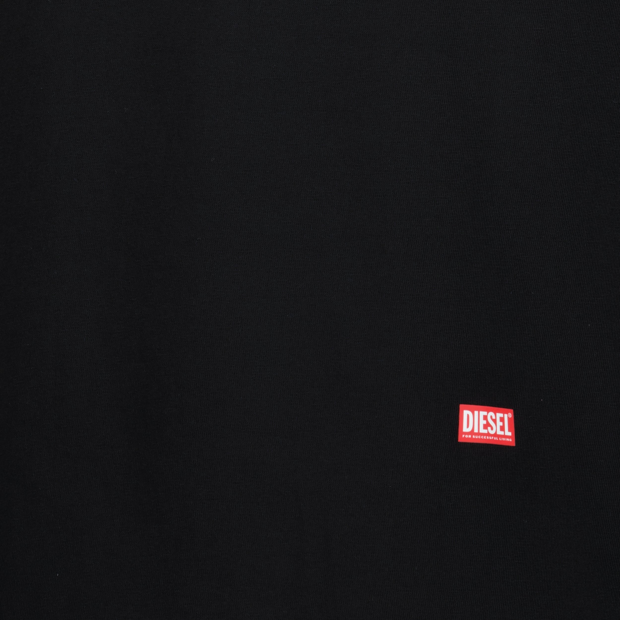 T-shirt T-shirt noir T-Adjust-Slits Diesel Nero Homme