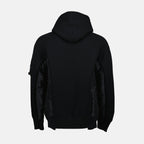 Sweatshirts Two-tone Zipped Sweatshirt Sacai Black Men