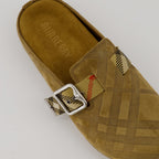 Zapatos abiertos Sabots Urchin Burberry Marrón Mujeres