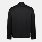 남성을 위한 Moncler의 네이비 블루 gabardine 오버셔츠 기사 이미지 - 2026 봄-여름 시즌 - 뒷면 보기