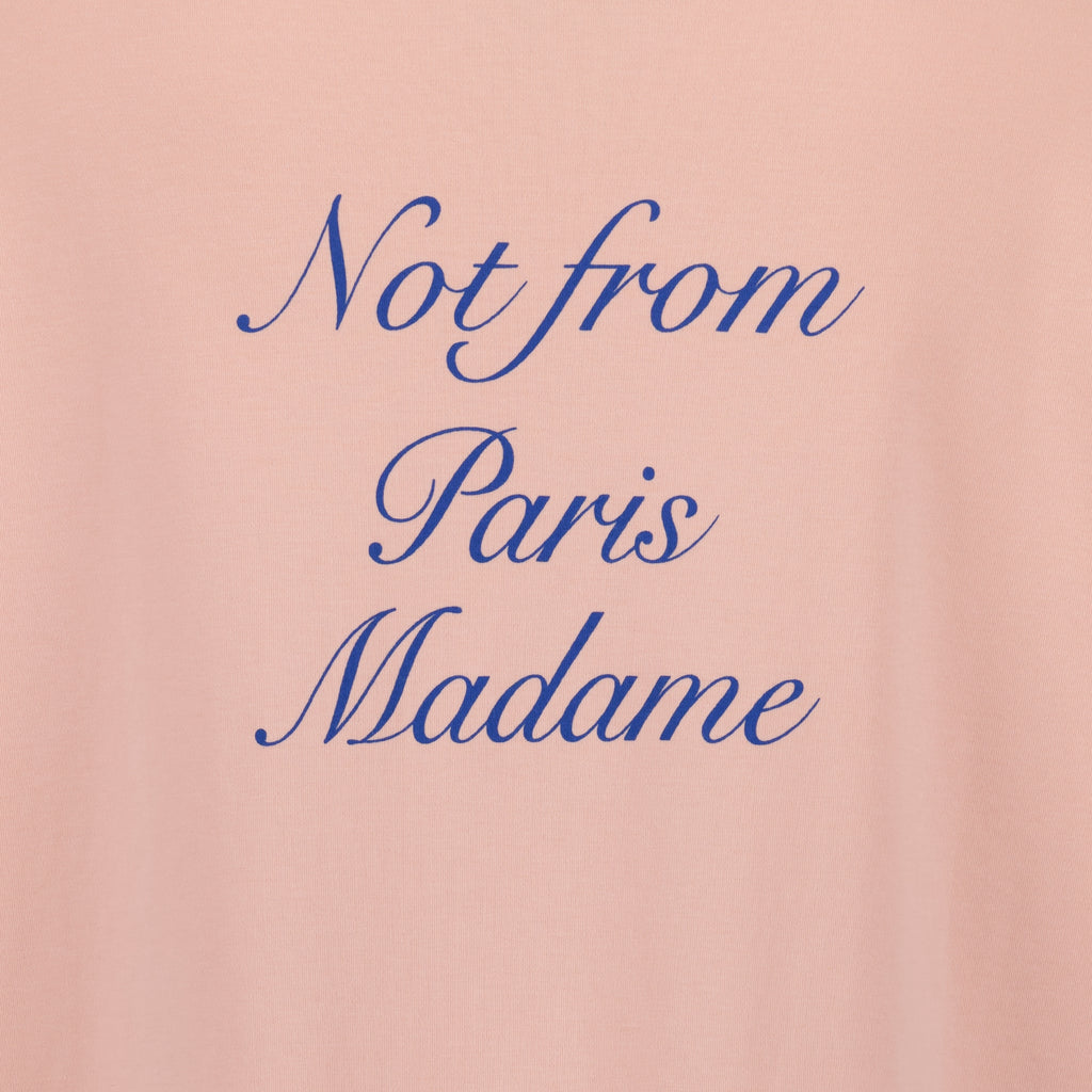 T-Shirts Kursives Slogan T-Shirt Drole De Monsieur Rosa Herren