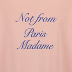 T-Shirts Kursives Slogan T-Shirt Drole De Monsieur Rosa Herren