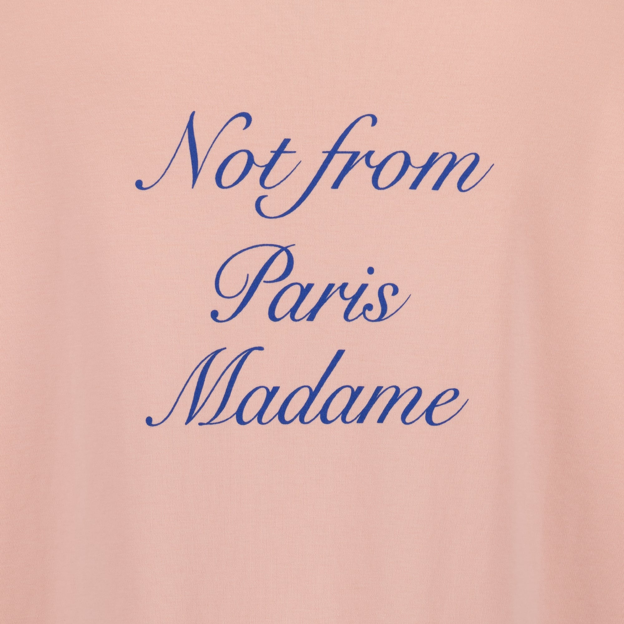T-Shirts Kursives Slogan T-Shirt Drole De Monsieur Rosa Herren