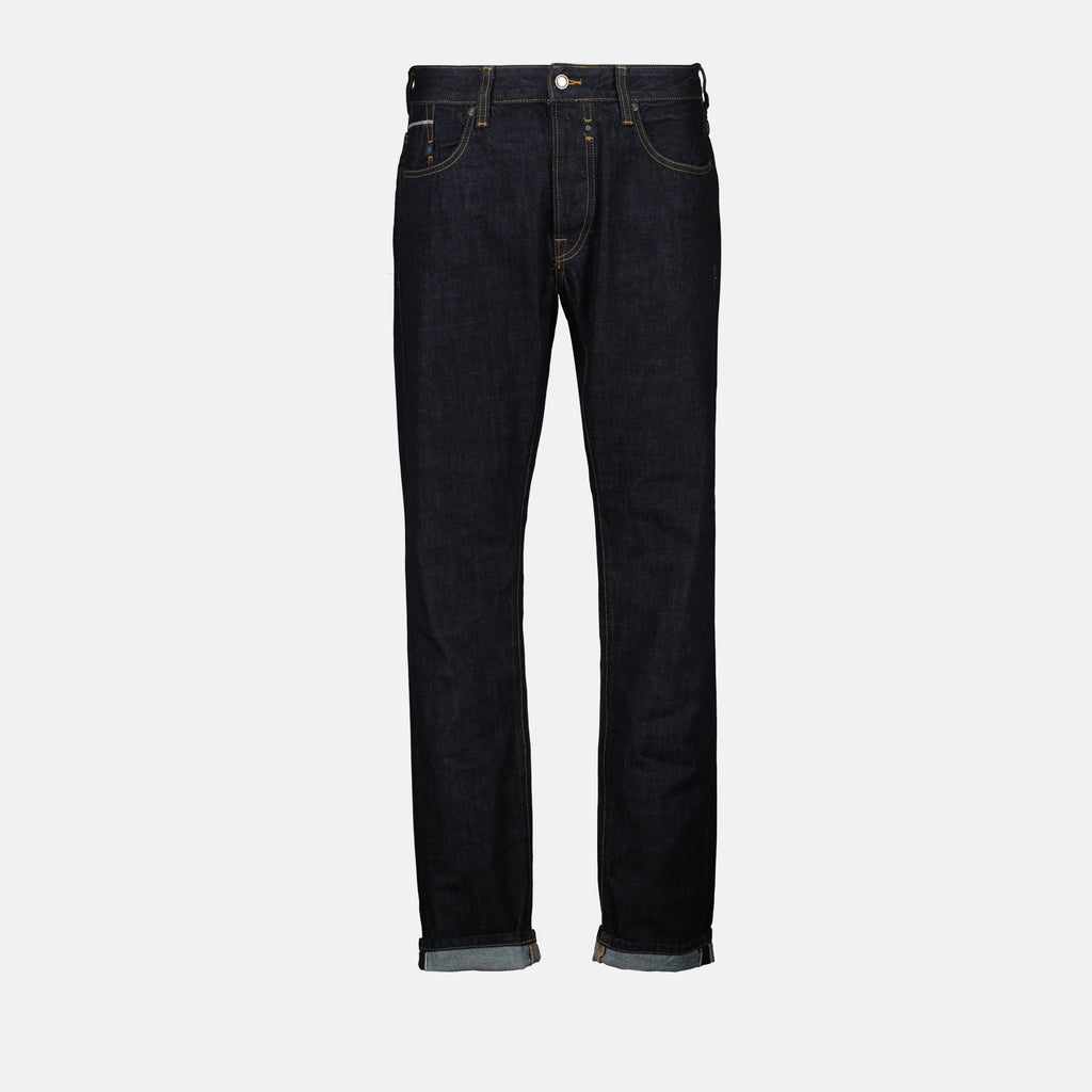 Pantalons Jeans en denim Japan Rag Bleu foncé Homme