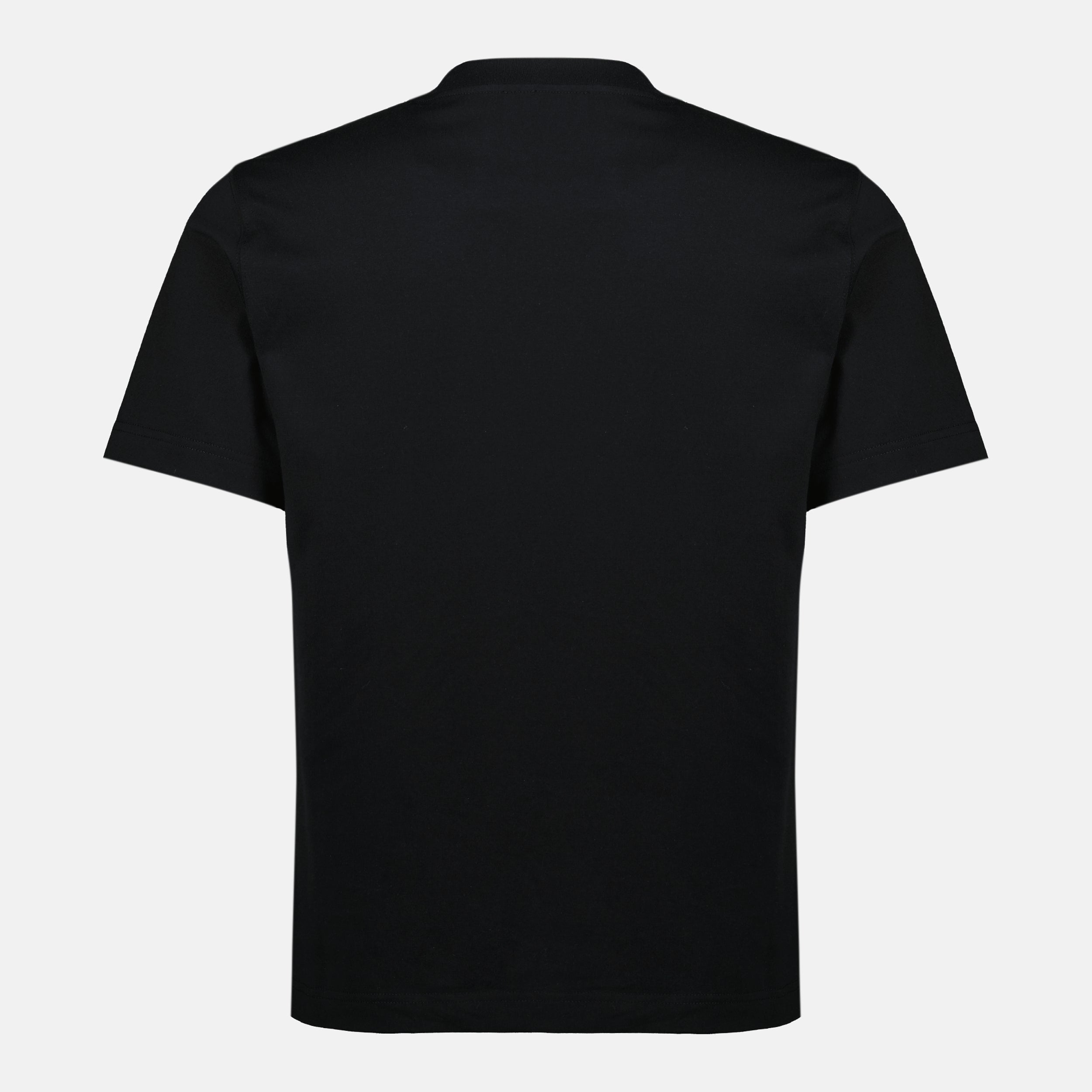Immagine della T-shirt EKD nera di Burberry per Uomo - stagione Primavera-Estate 2026 - Vista Posteriore