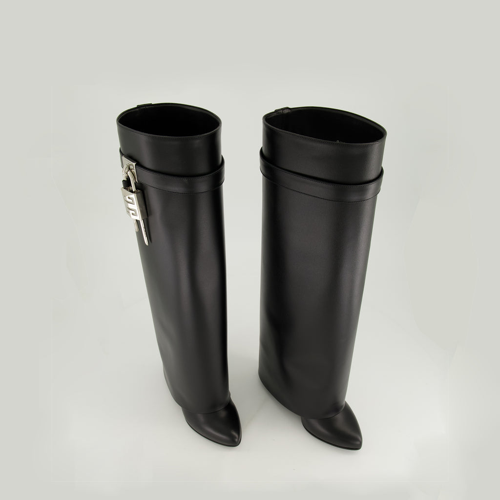 Boots Shark Lock Boots Givenchy Black Femme
